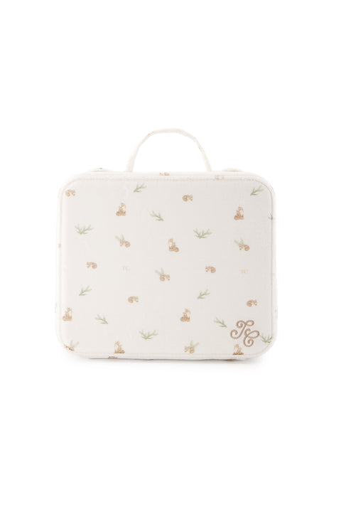 Small suitcase - Ecru fox print - Image principale