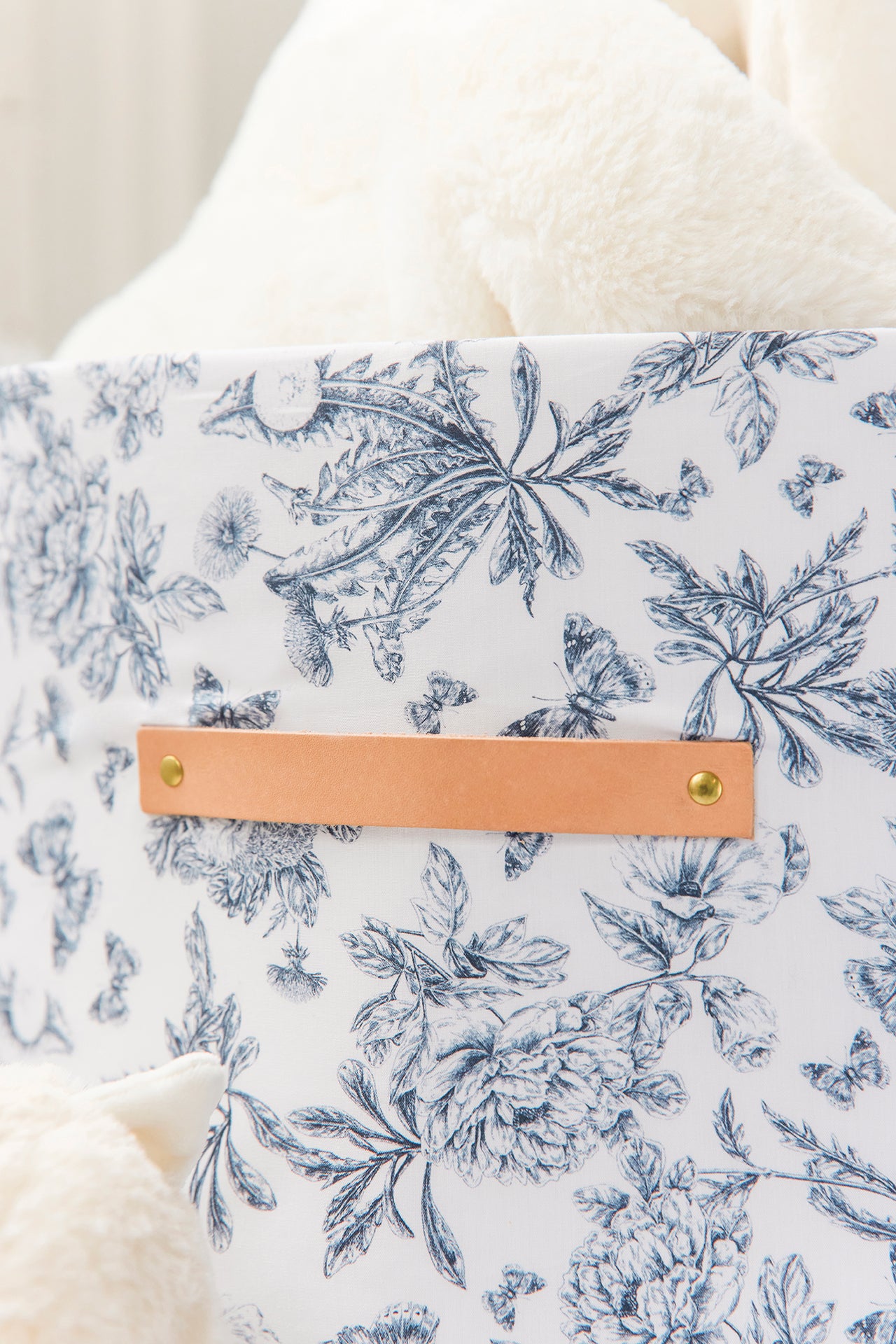 Grande Canasta toile de jouy Azul - Mèzamé x Tartine et Chocolat