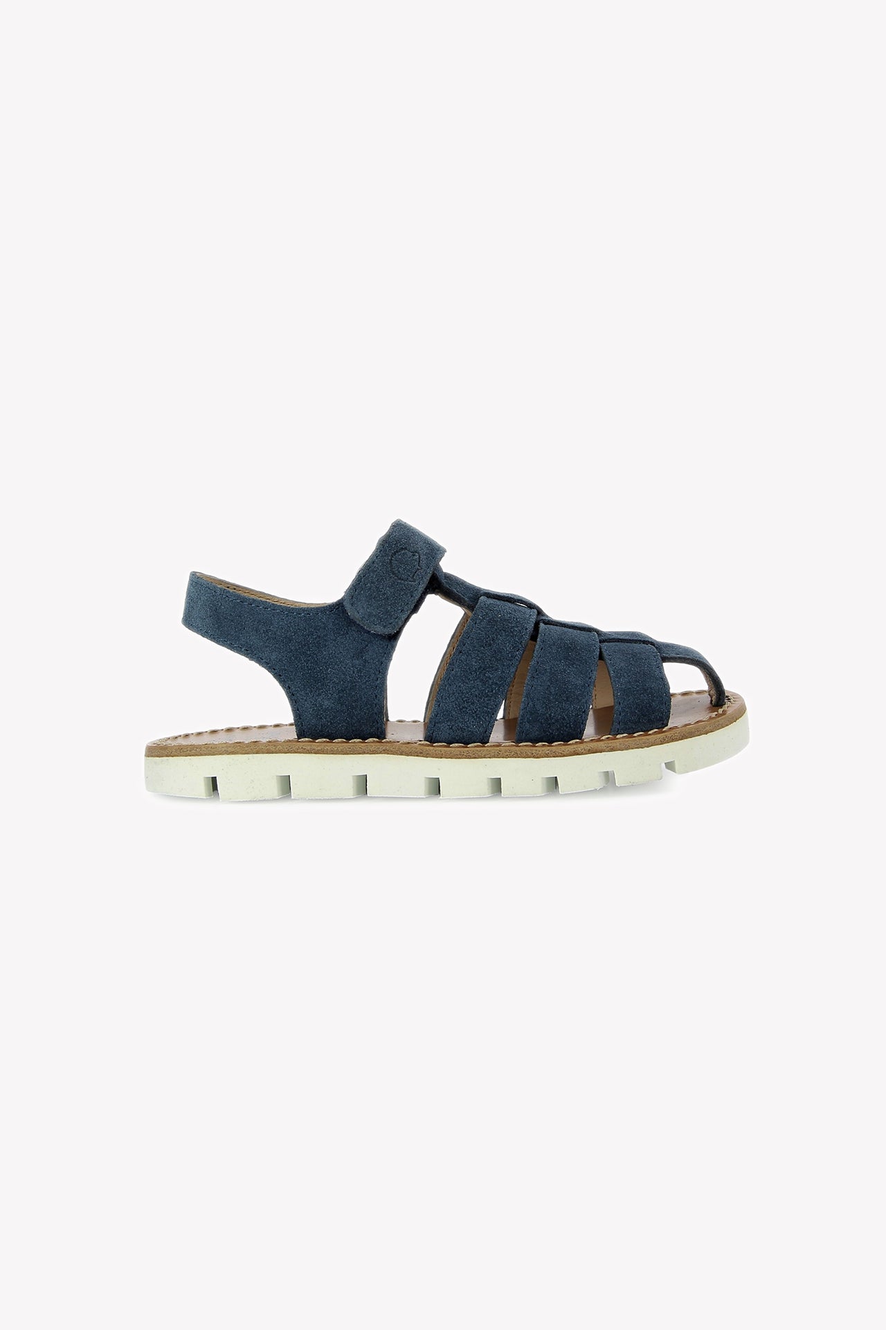 Sandales - Velours Bleu