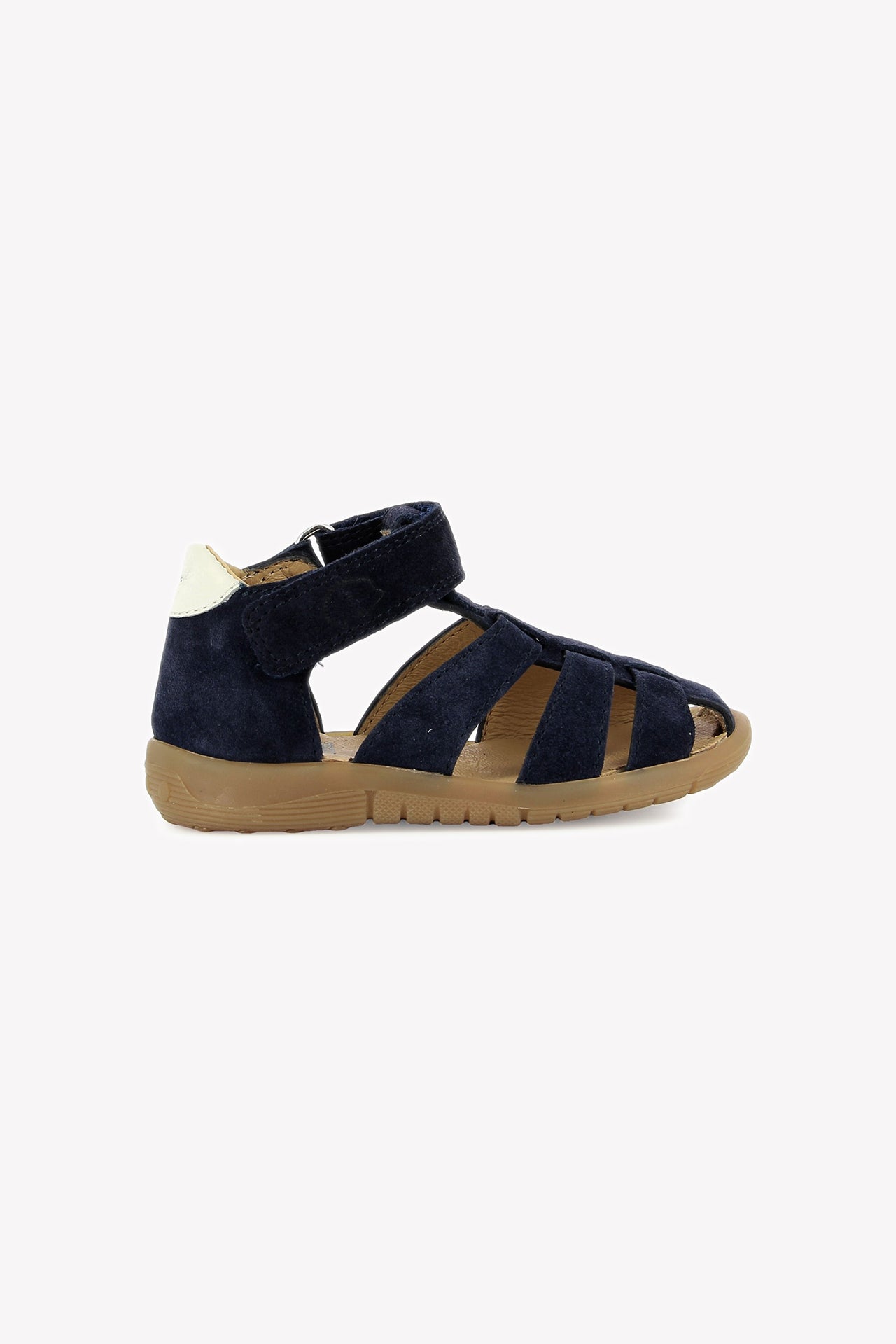 Sandalen für die ersten Schritte - Samt Marineblau