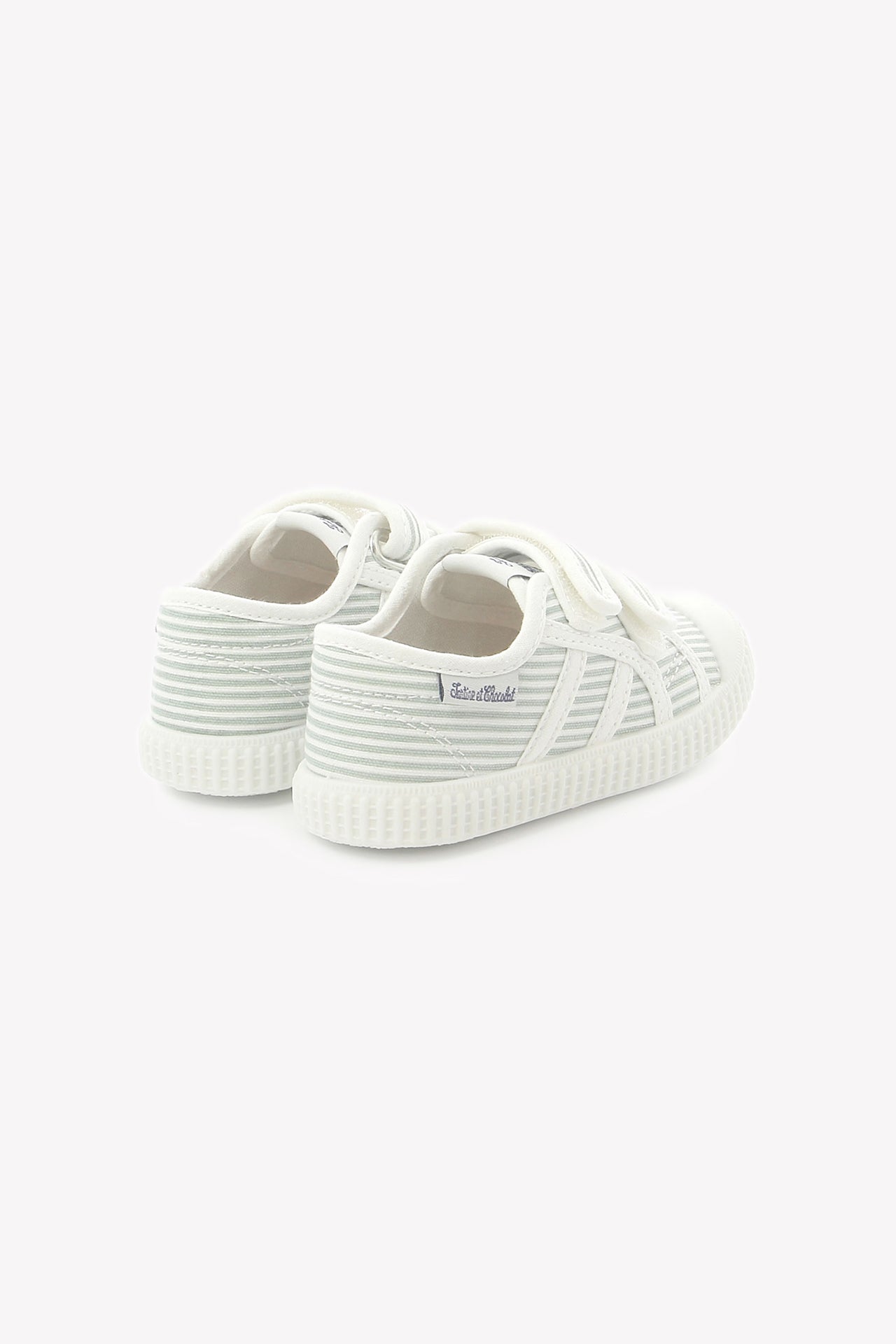 Sneakers - Sage Stripes Canvas