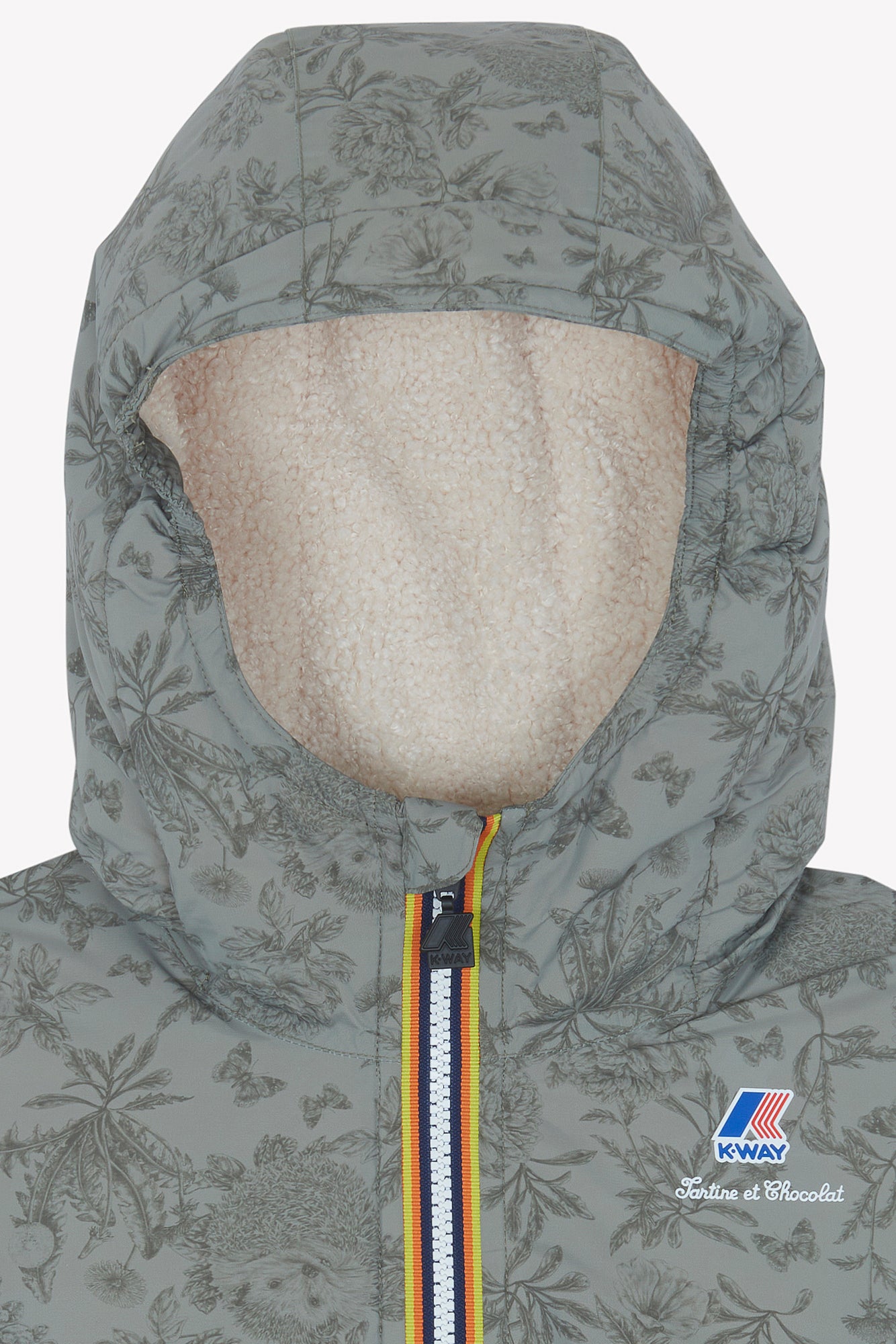 Coupe-vent - Kaki K-way x Tartine et chocolat