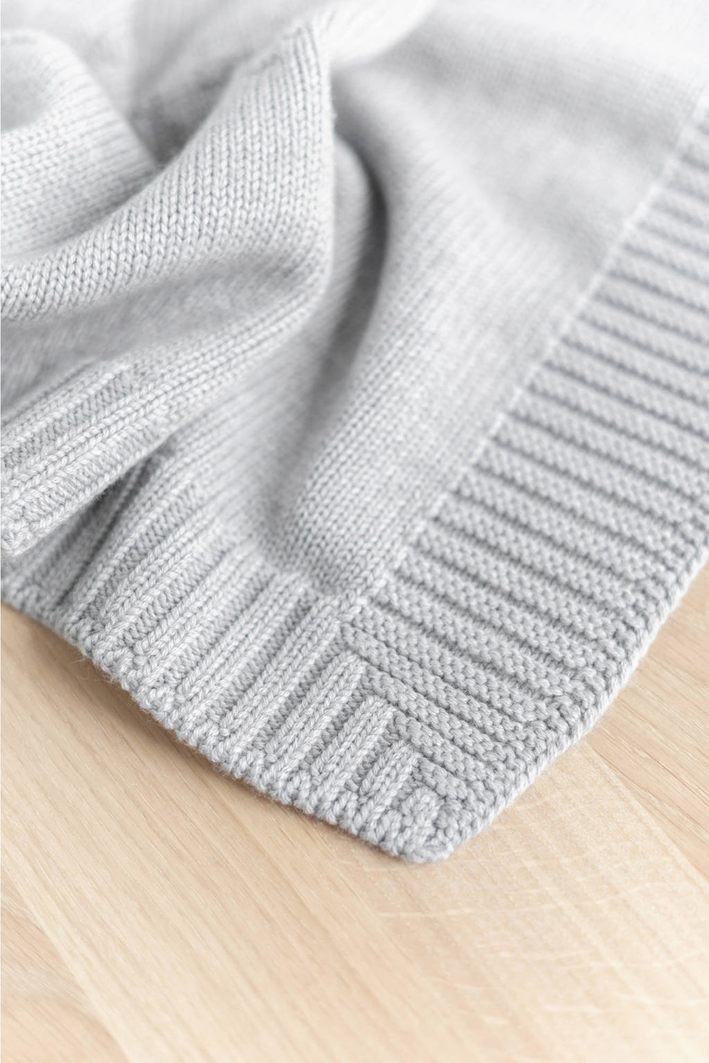 Throw Personalized - Wool Light grey