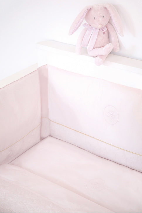 Parachoques de cama - Delicadez Rosa pálido