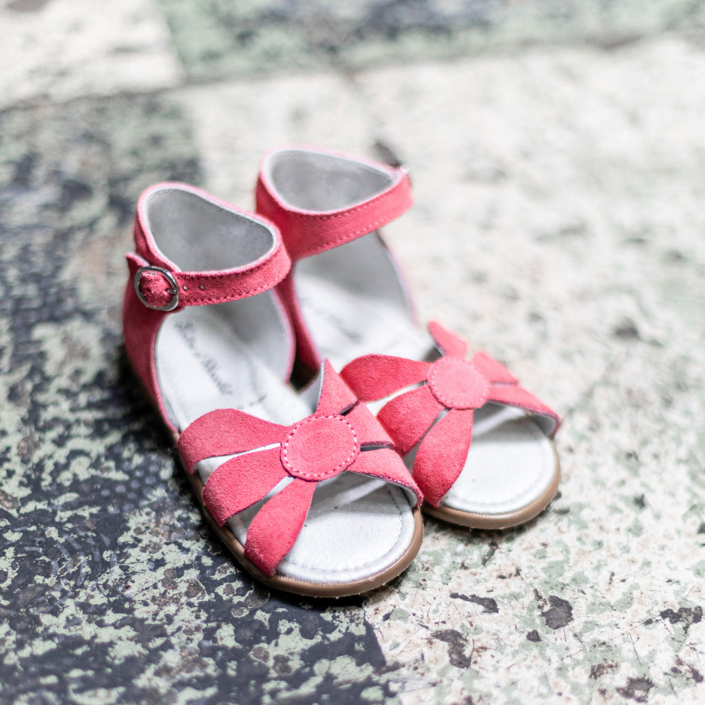 Sandals - First steps Nubuck Fleur
