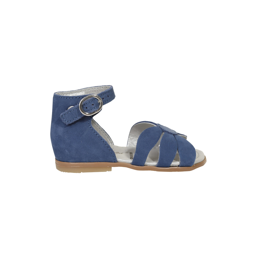 Sandals - First steps Bleuet Nubuck Fleur