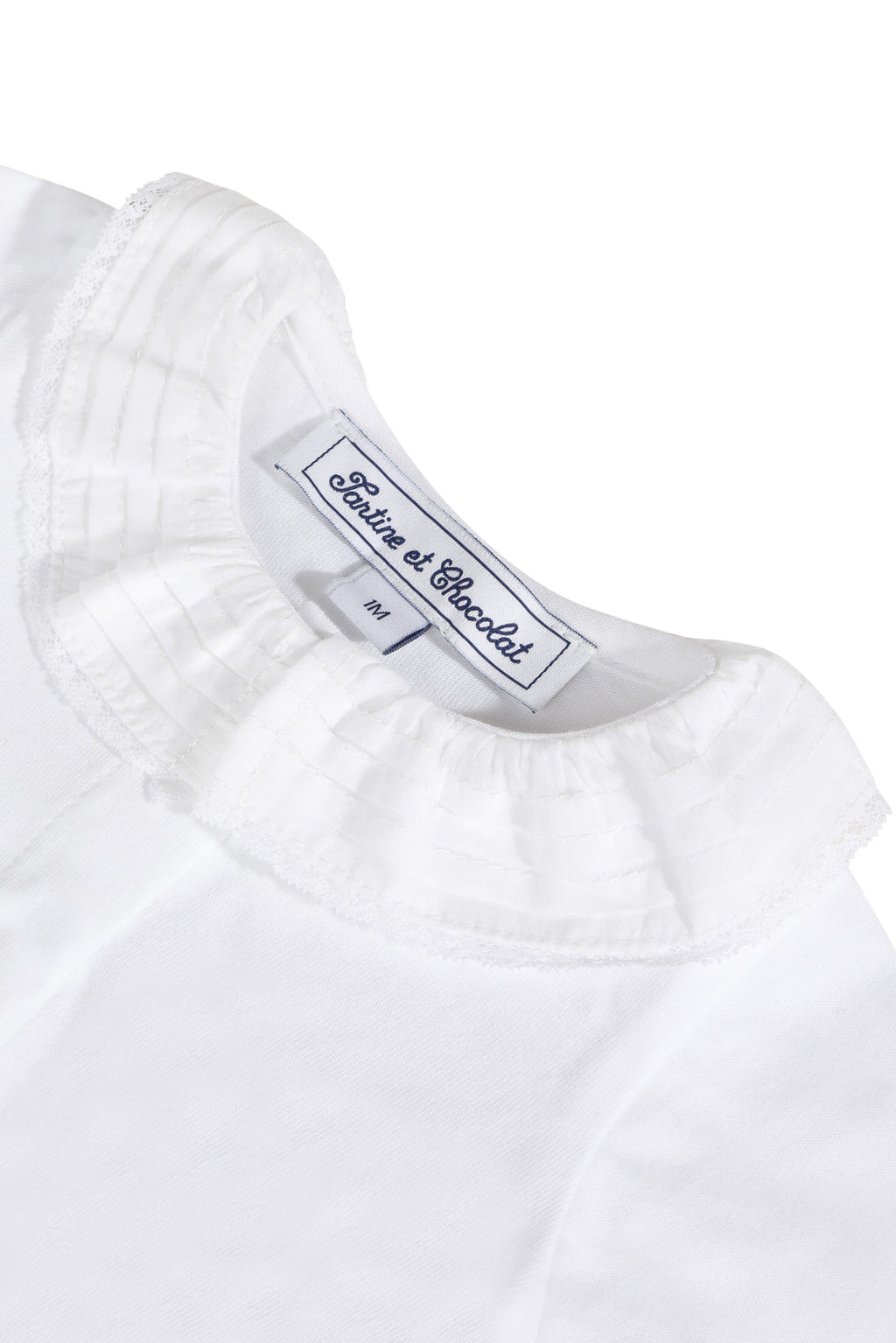 Body - White Collar English embroidery
