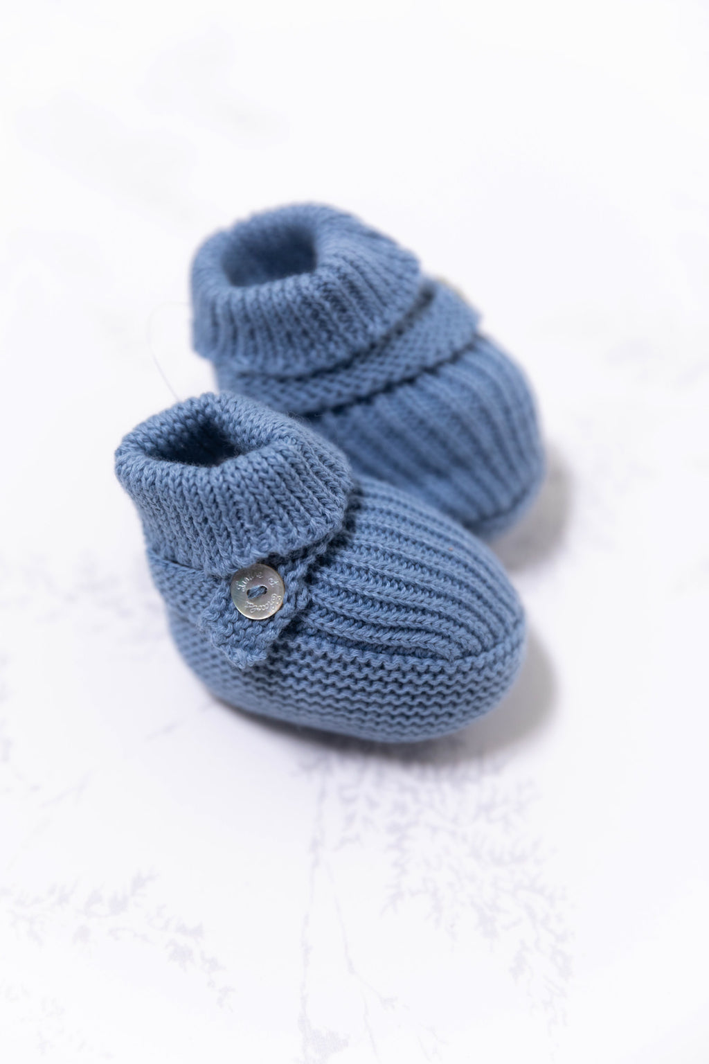 Slippers - Blue wash Knitwear bridle