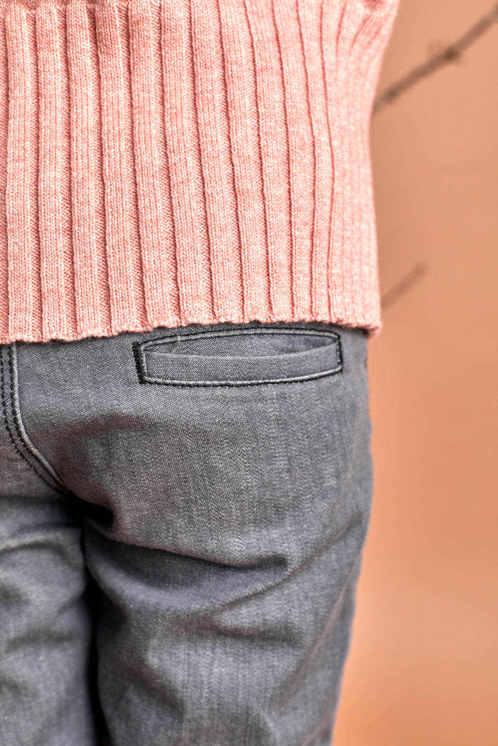 Trousers - Grey Denim anthracite