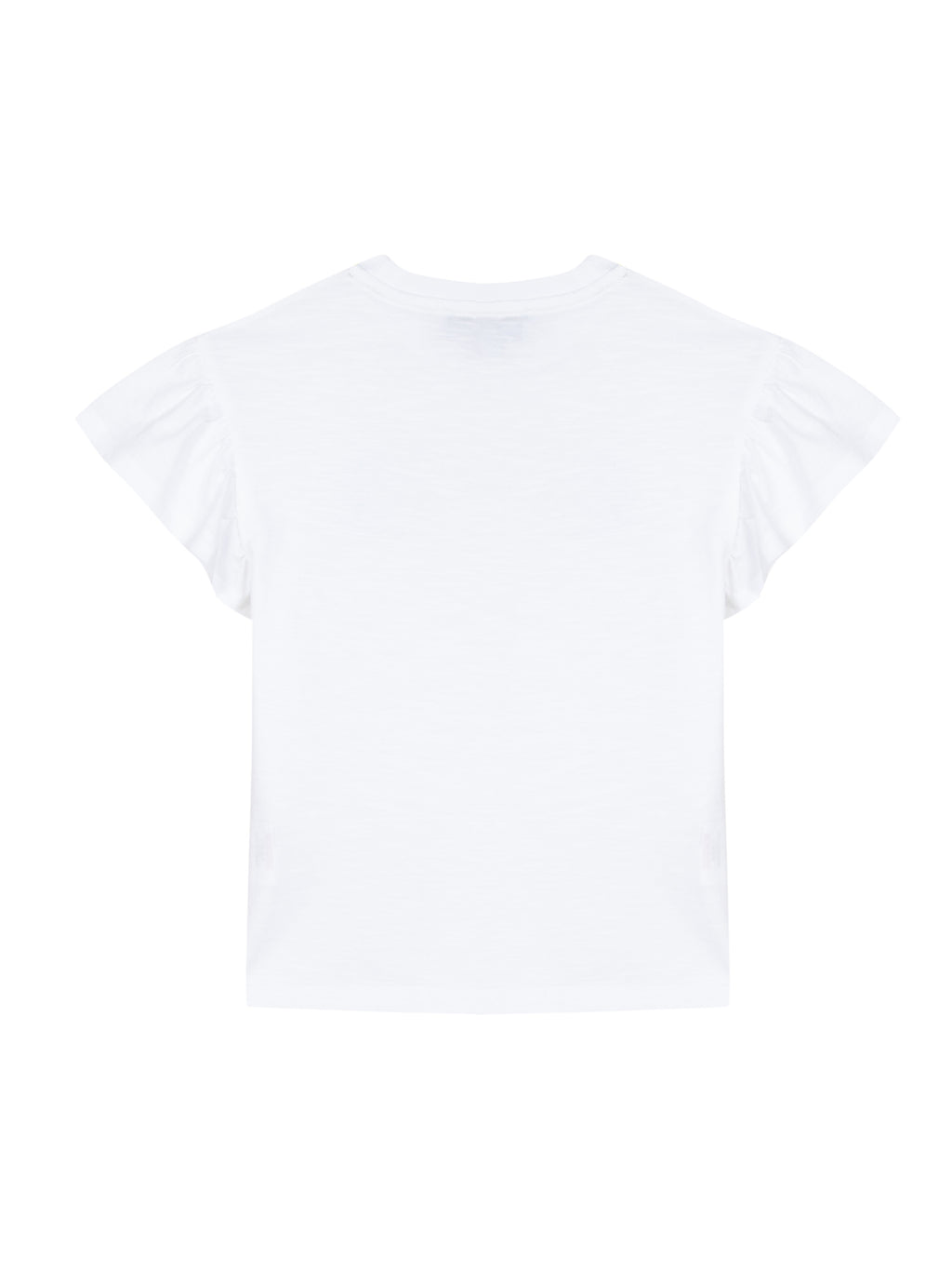 T -Shirt - Jersey Weiss lächeln
