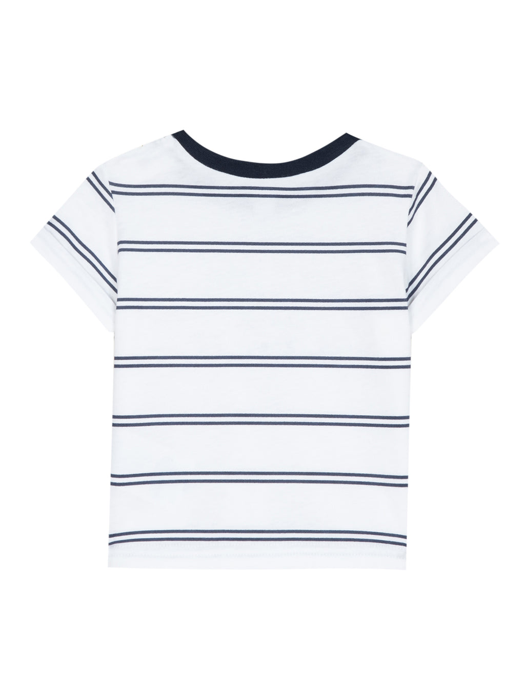 T -Shirt - Jersey a strisce Blu marino