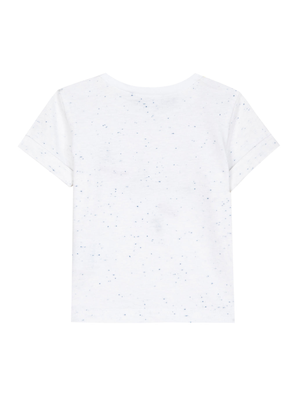 Tee-shirt - Jersey moucheté blanc