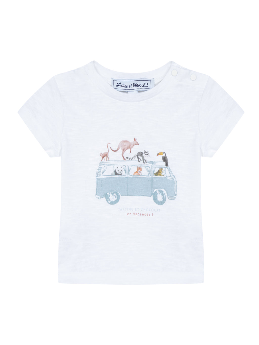 T -shirt - katoen Wit bestelwagen