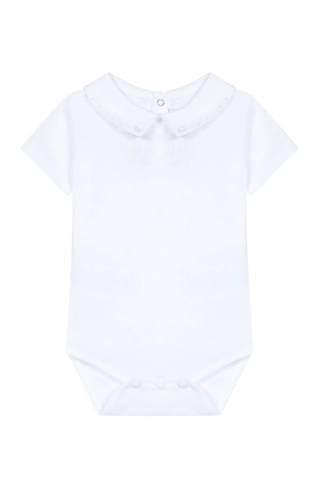Body - Jersey White Pointed collar