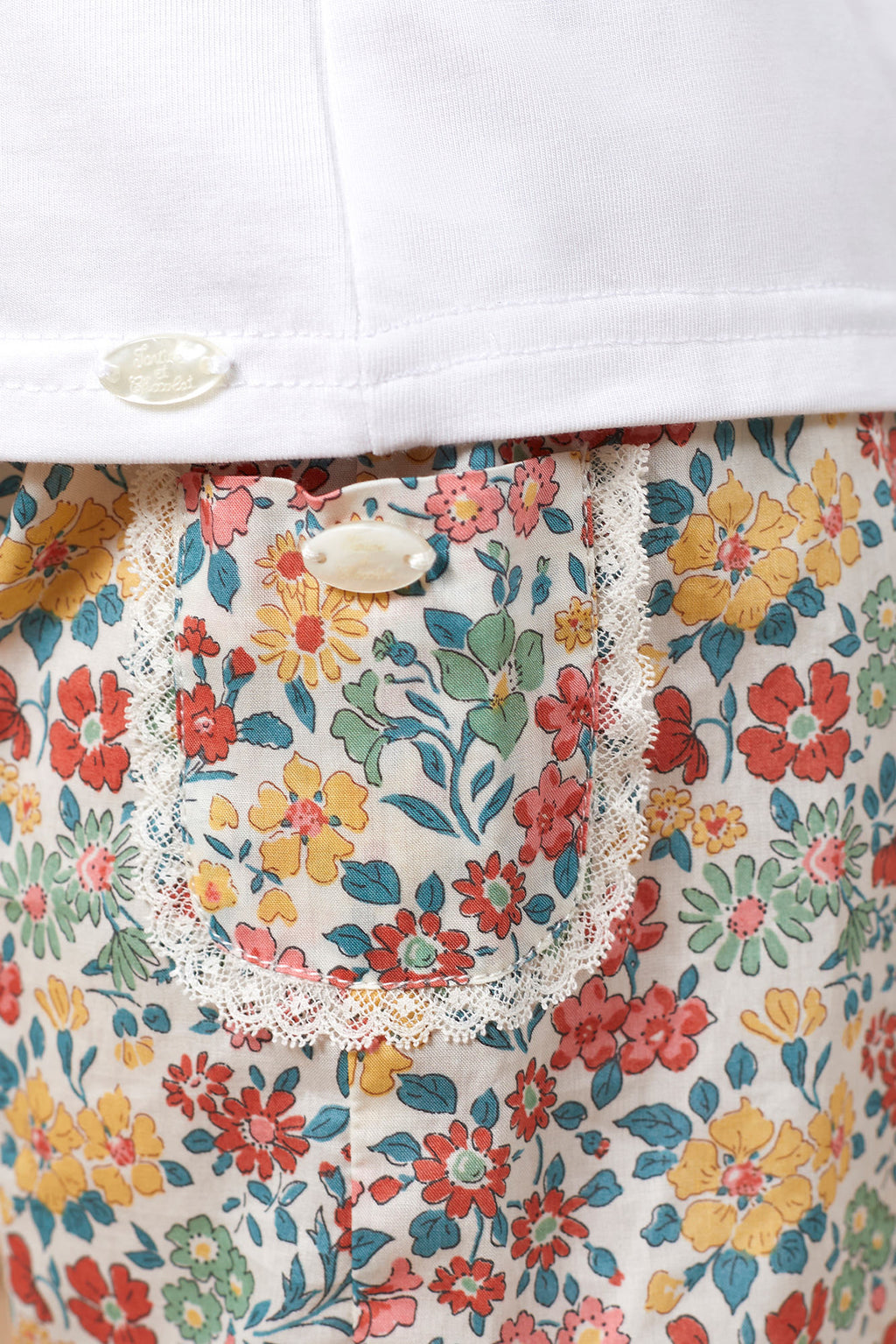 Trousers - Cotton fabric Liberty