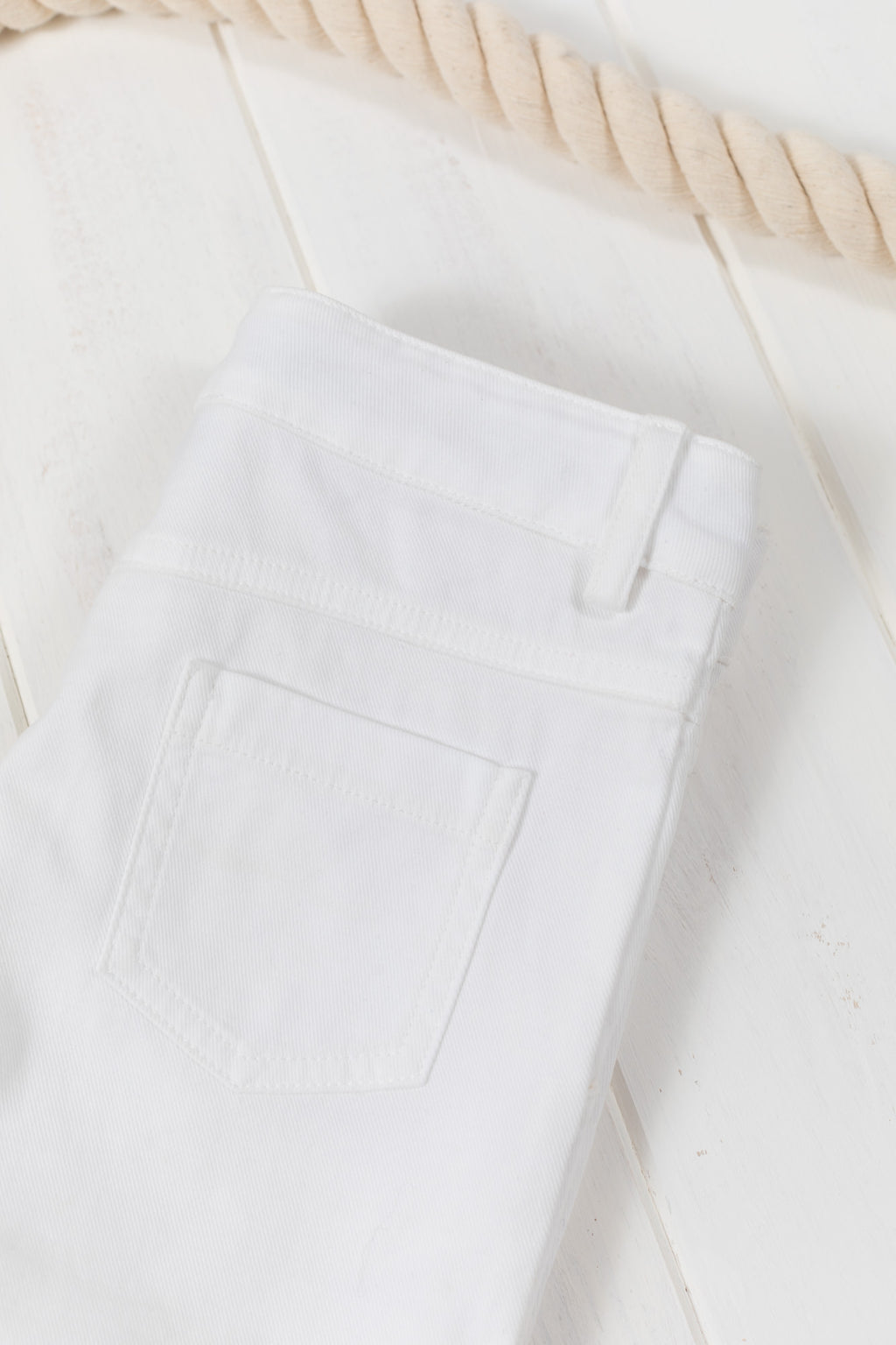 Pantaloni - Twill Strech Bianco