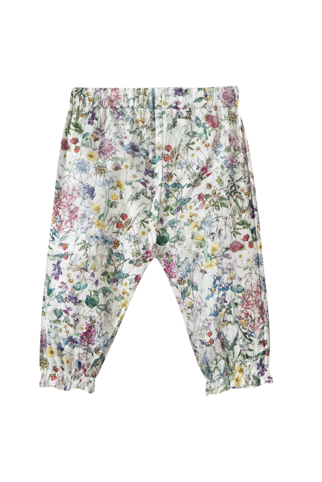 Pantaloni - Tessuto di cotone Liberty Verde Di Grigio