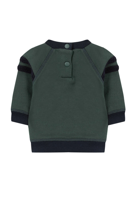 Sweatshirt - Green Illustration dinosaur - Image principale