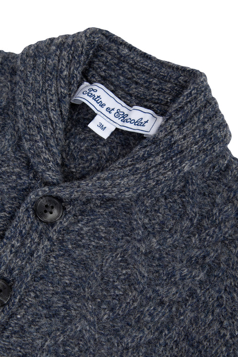 Cardigan - Ink Shawl collar - Image principale