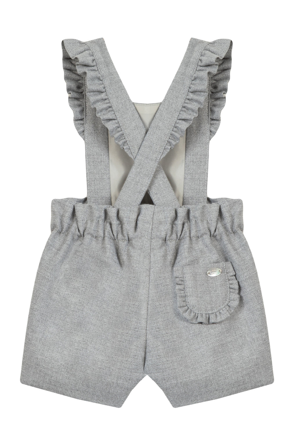 dungaree - Grey China Flannel