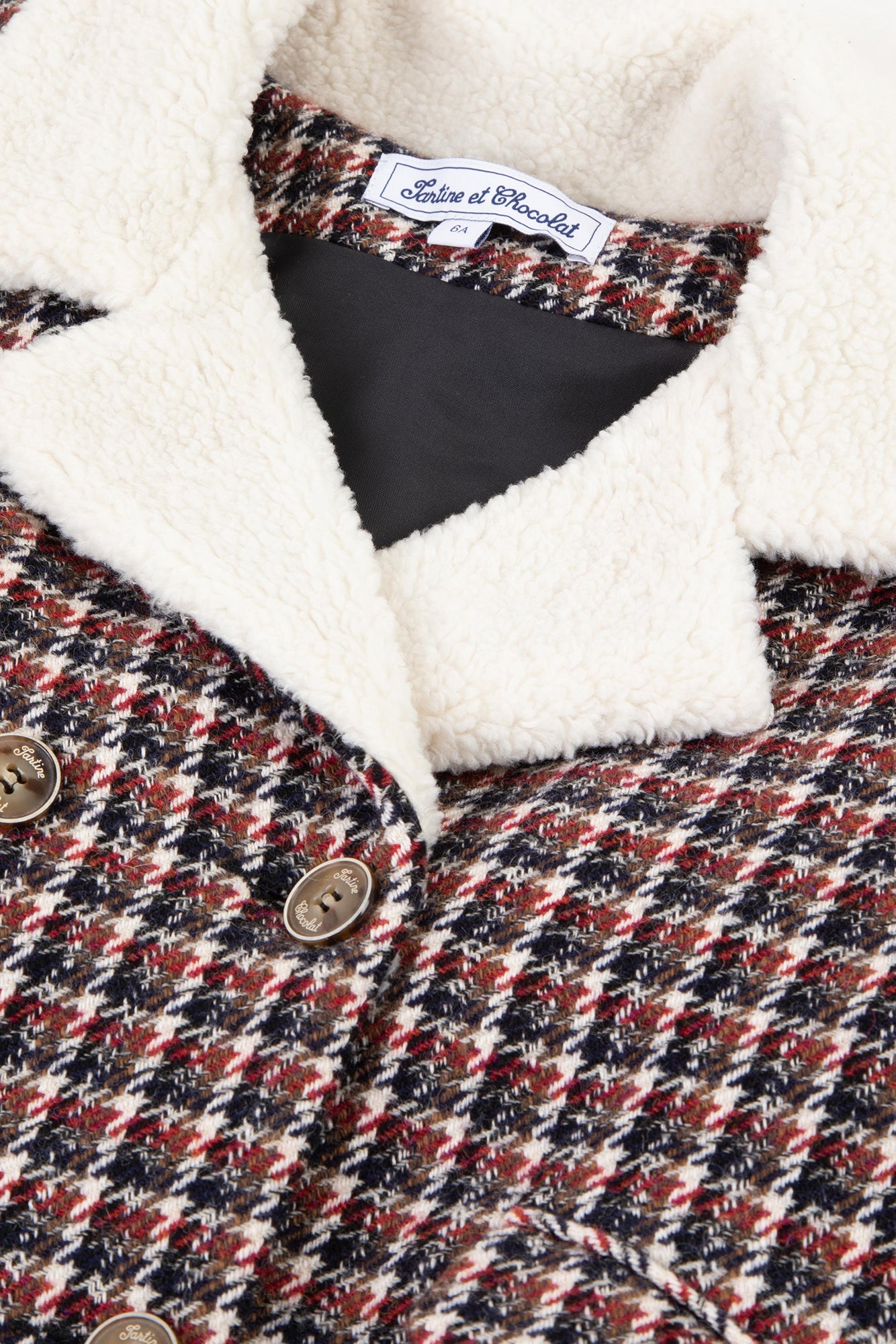 Jas - Ruiten gevuld interieur