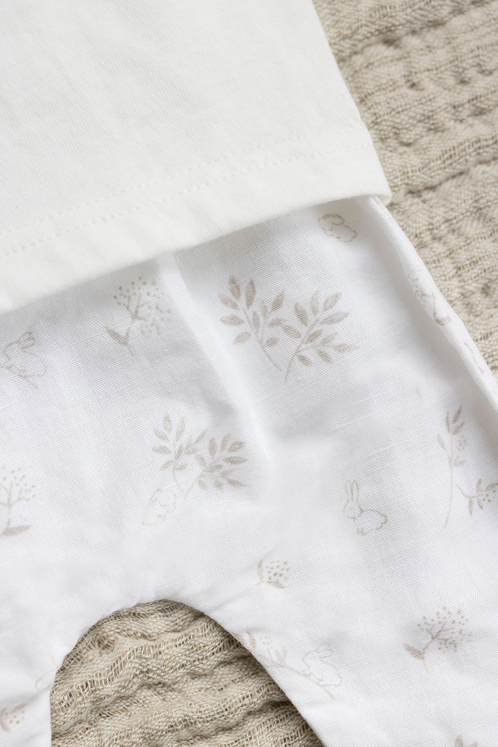 Bloomer - Ecru Cotton and Linen