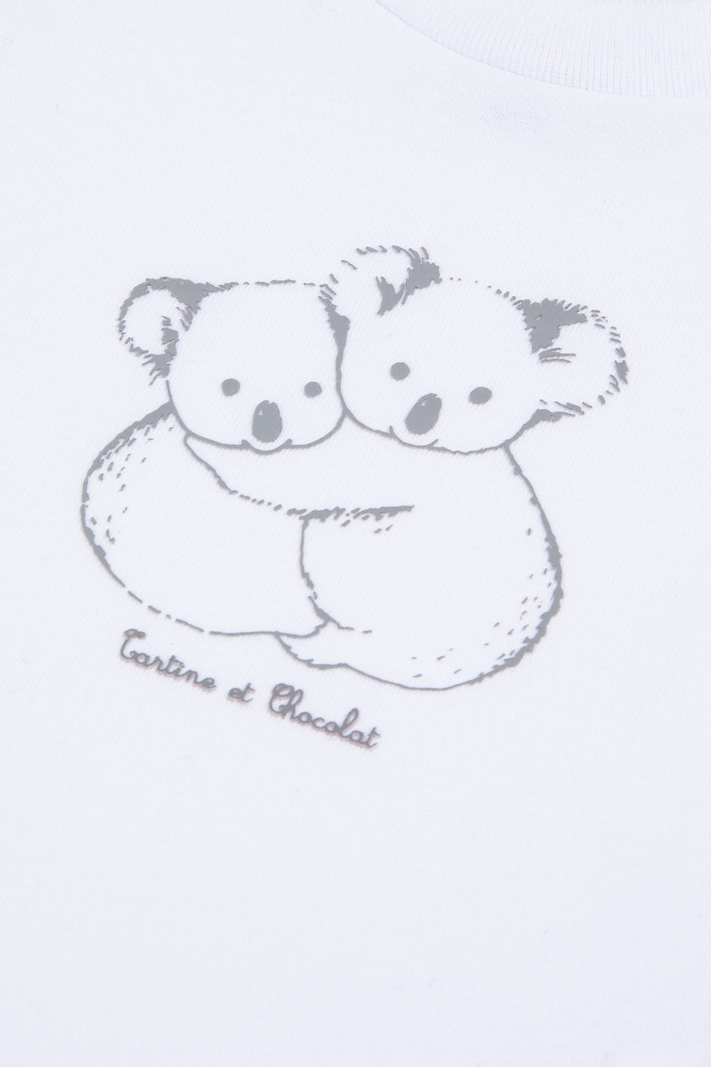 Camiseta - Blanco Ilustración coala