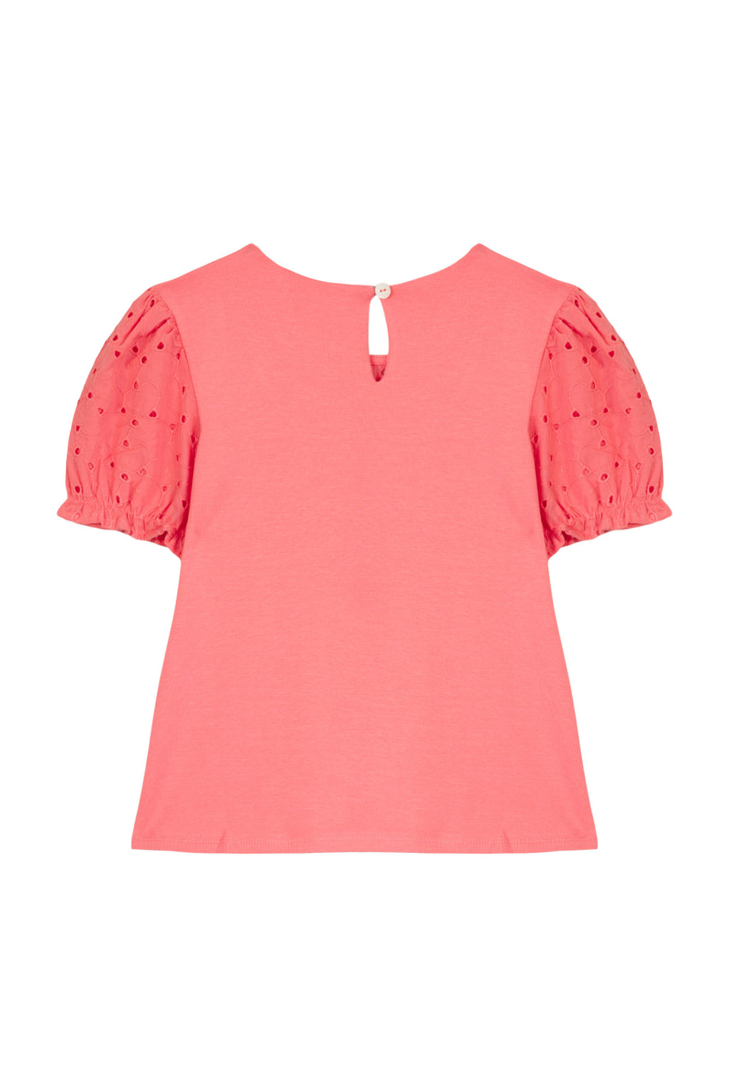 T-shirt - Roze Borduurwerk Engels