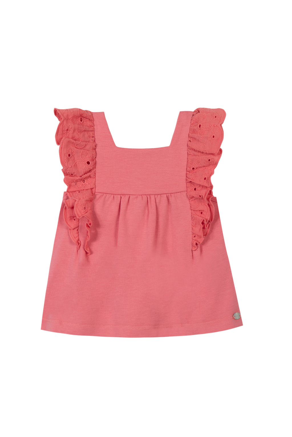 T-shirt - Rose broderie anglaise