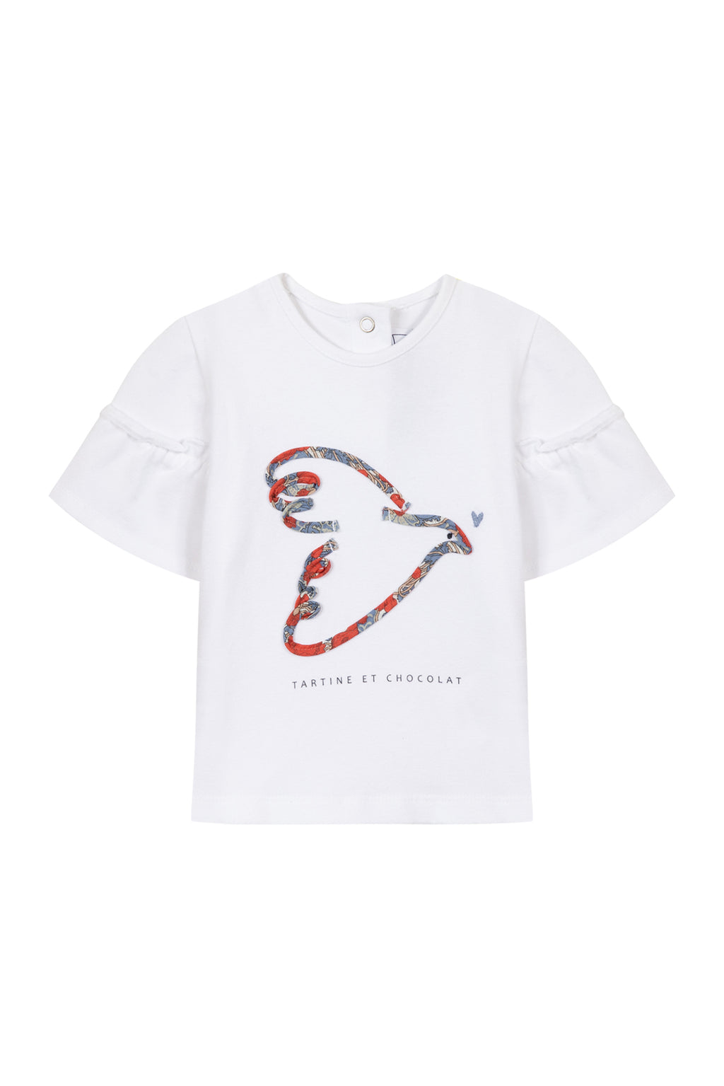 T-shirt - White  Illustration bucolic