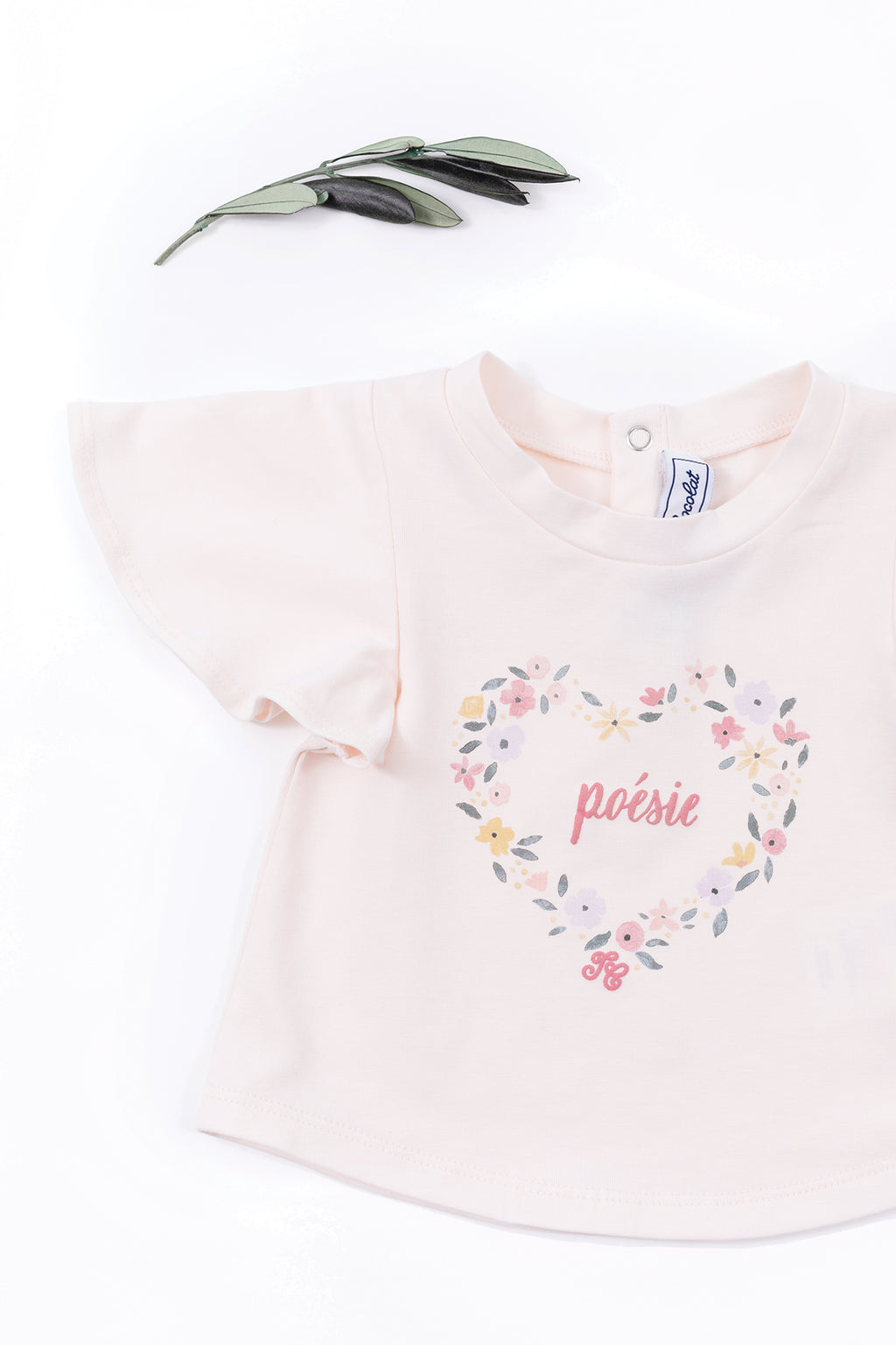 T-shirt - Pale pink  Illustration poetry