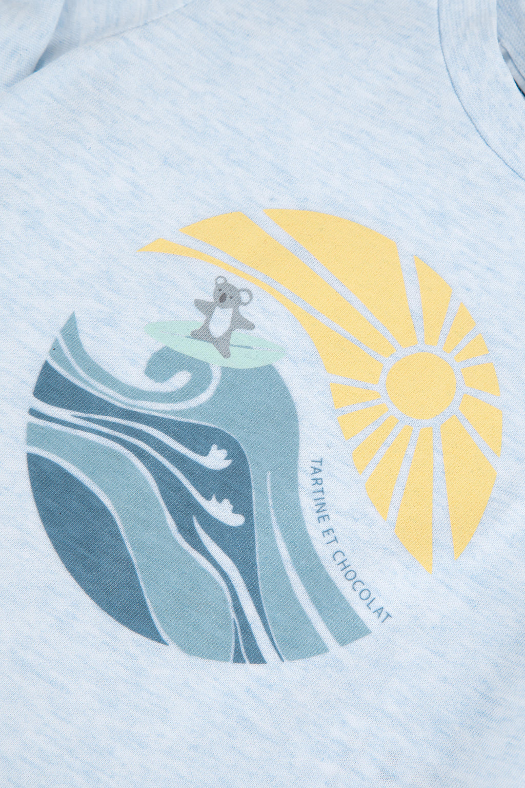 T -Shirt - Blau  Illustration Ozean