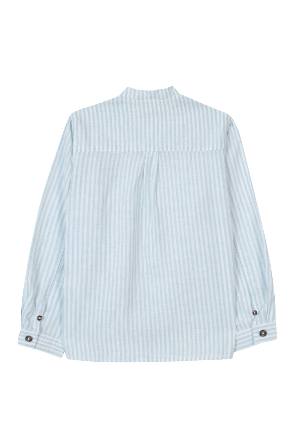 Shirt - Linen Stripes Sky blue