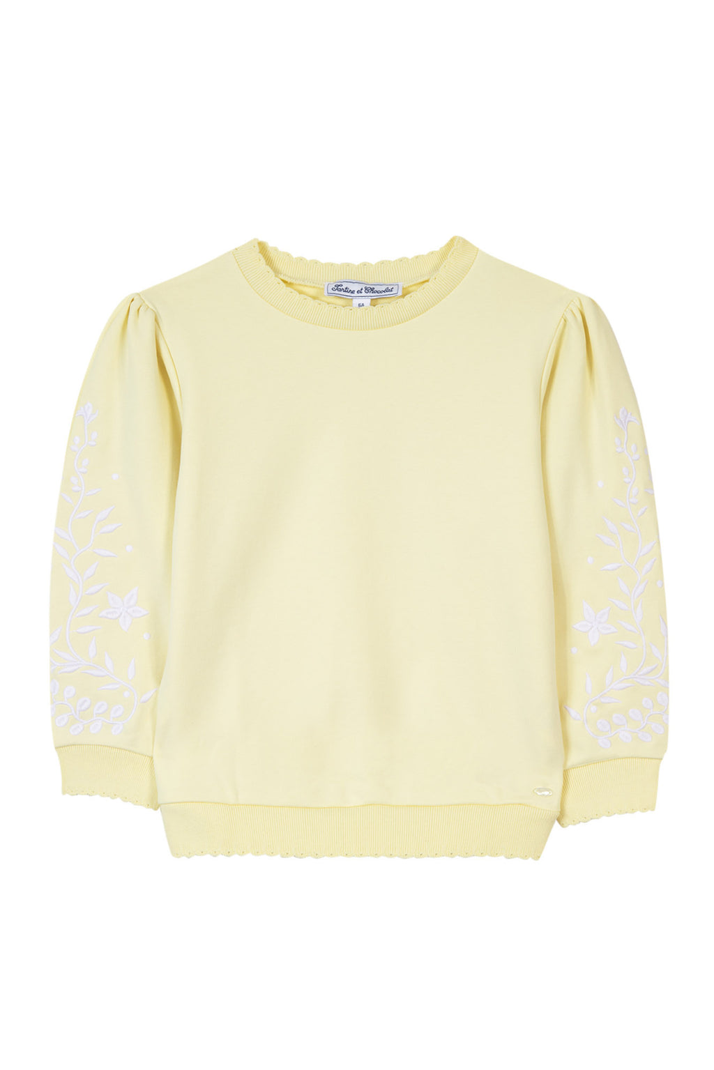 Sweatshirt - Yellow embroidery