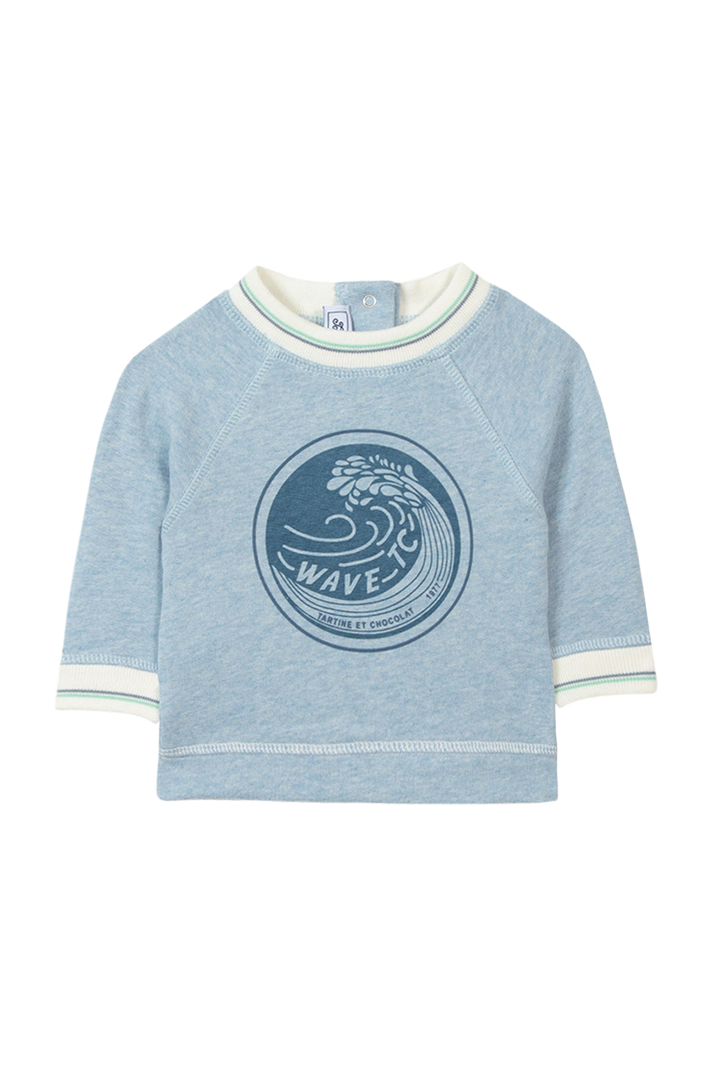 Sweatshirt - Kobalt Vlies