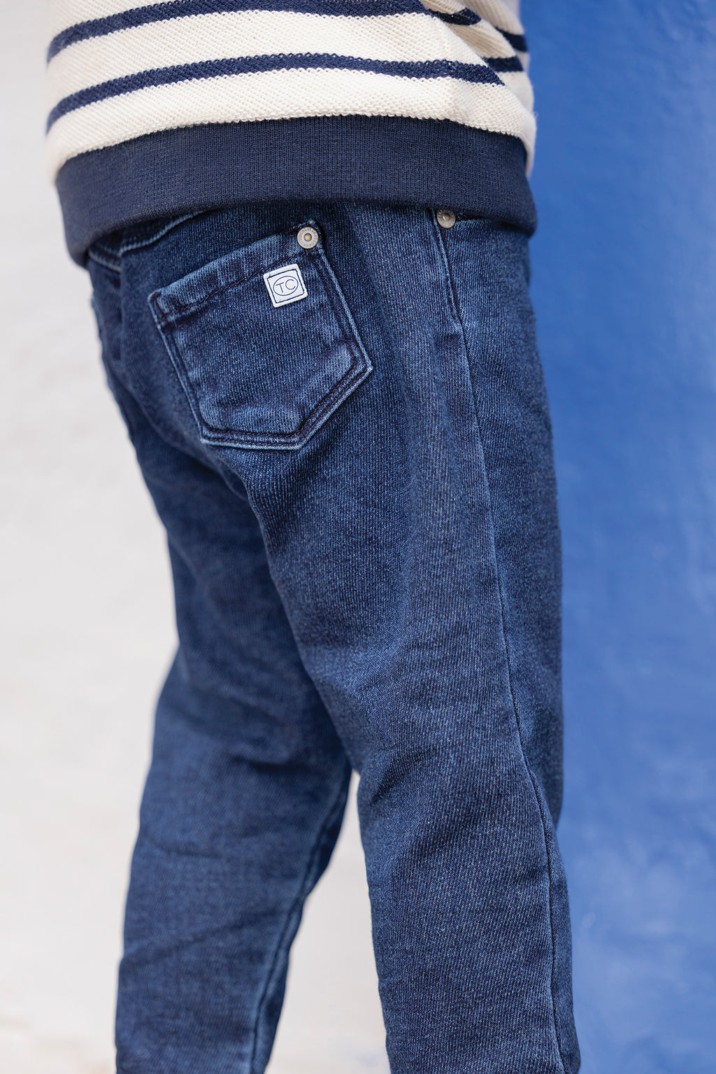Jeans - Blue Indigo in Knitwear