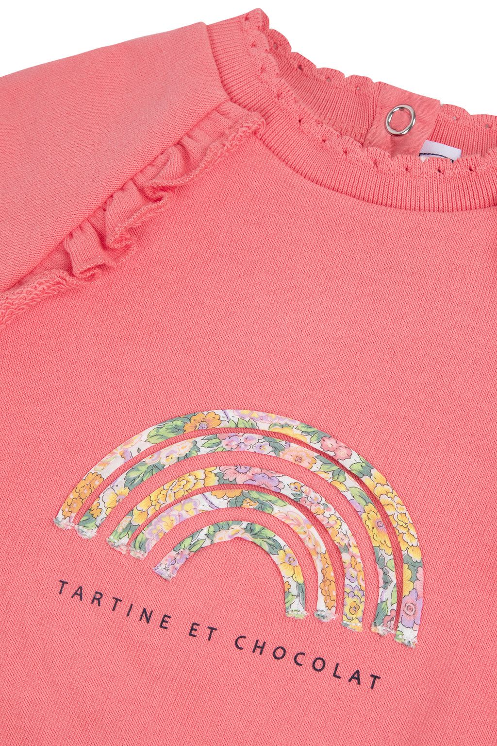 Sweatshirt - Pink Embrodery Rainbow