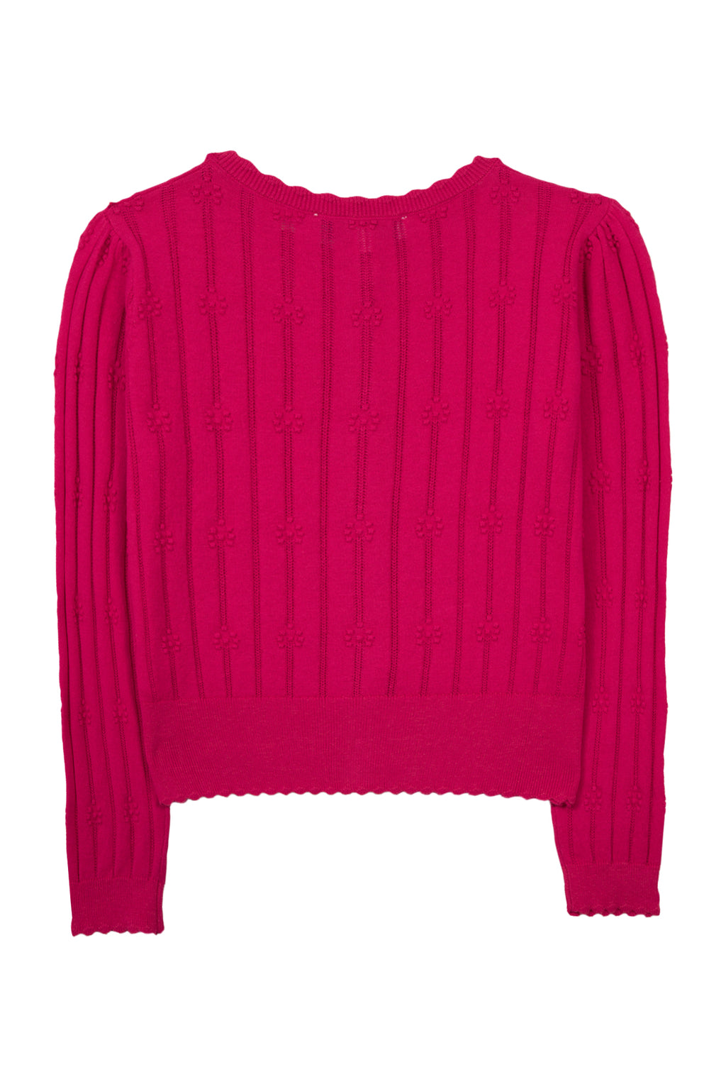 Cardigan - Pink Knitwear openwork