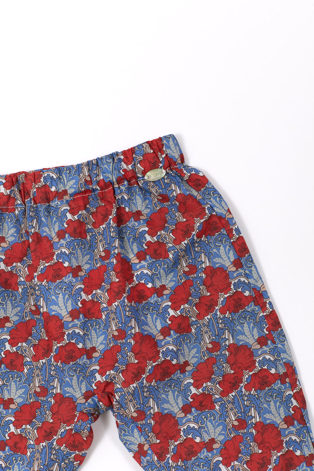 Pantaloni - Tessuto Liberty papavero