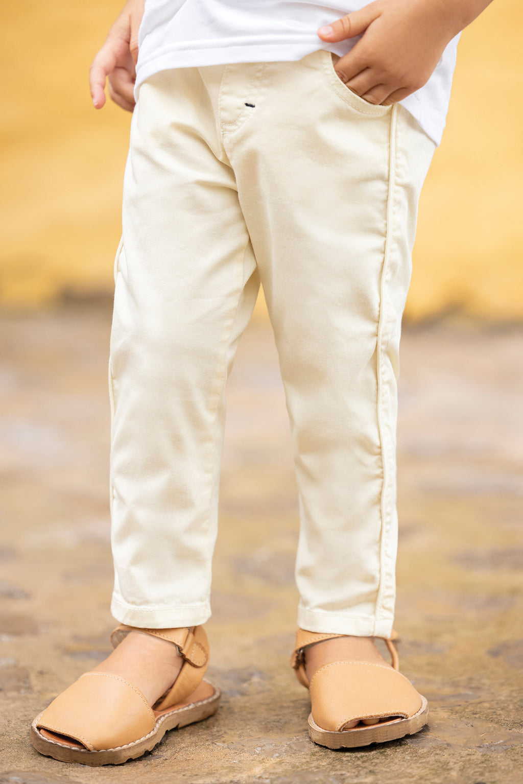 Pantalon - Sarga Amarillo pálido