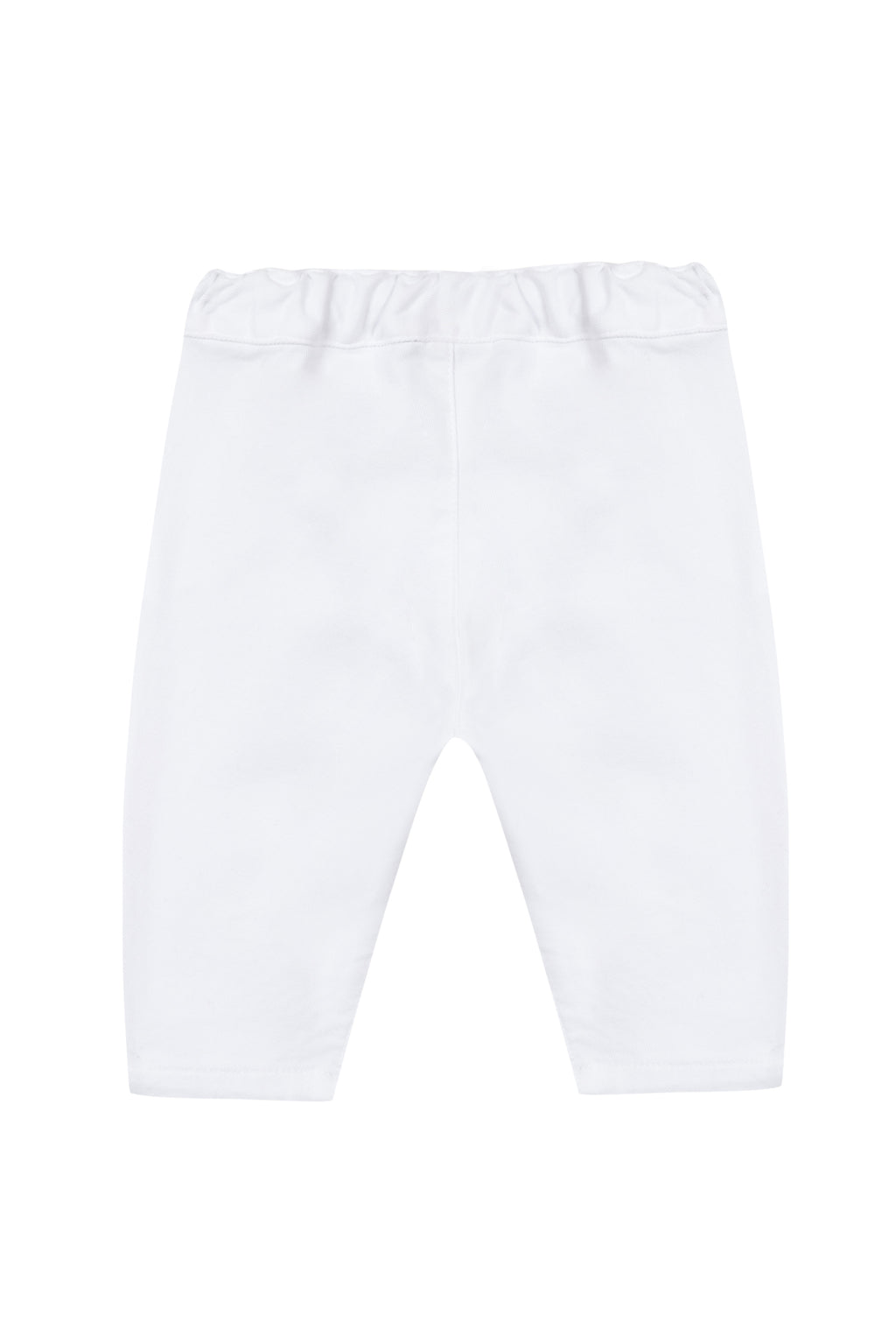 Trousers - White Triple buttonhole