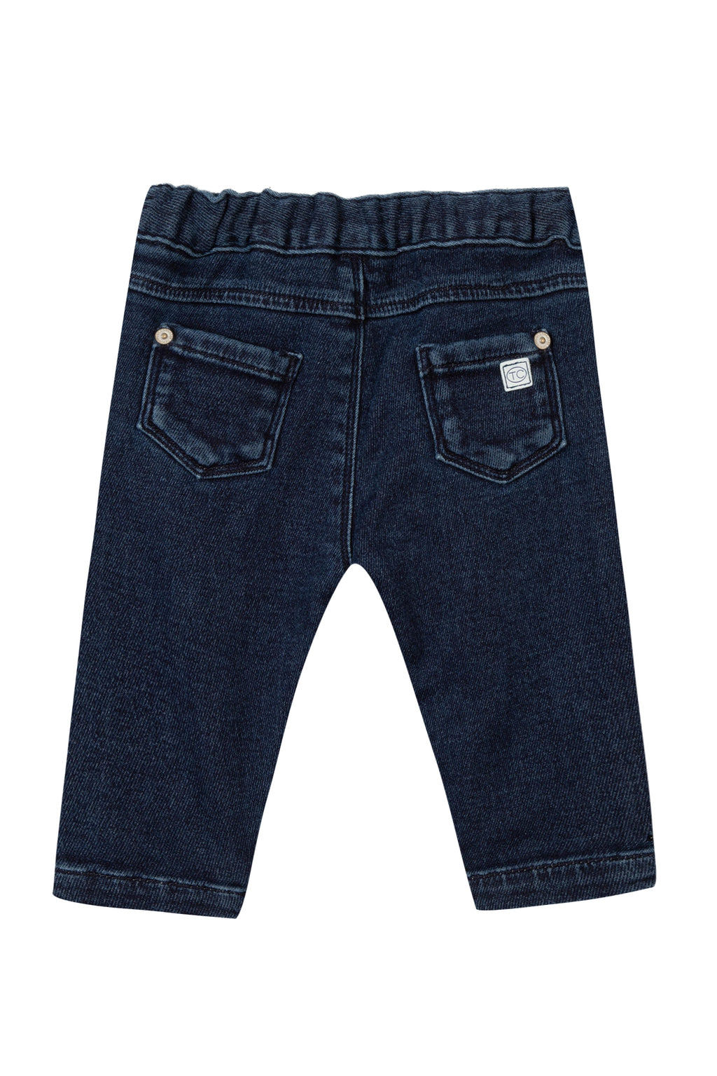 Jeans - Blau Indigo in Strickwaren