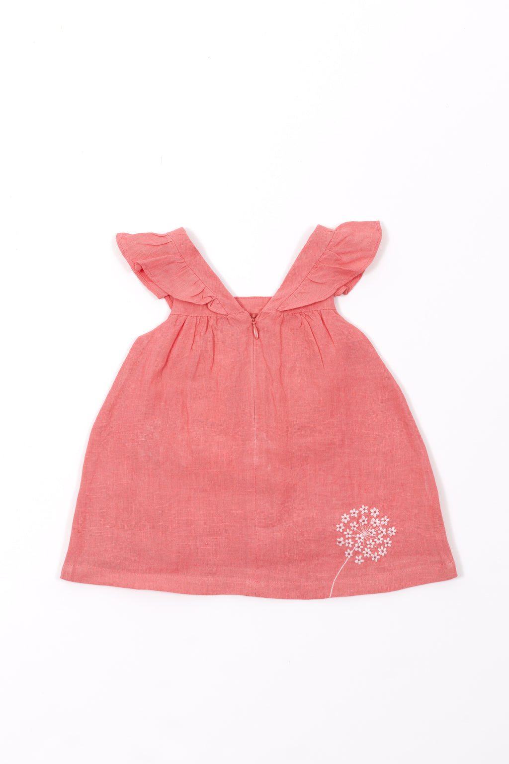 Dress - Linen Pink dandelion