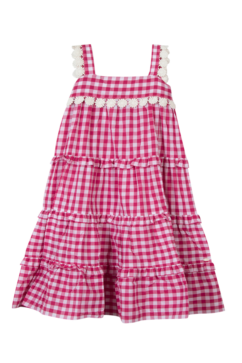 Dress - Pink Two-tone gingham