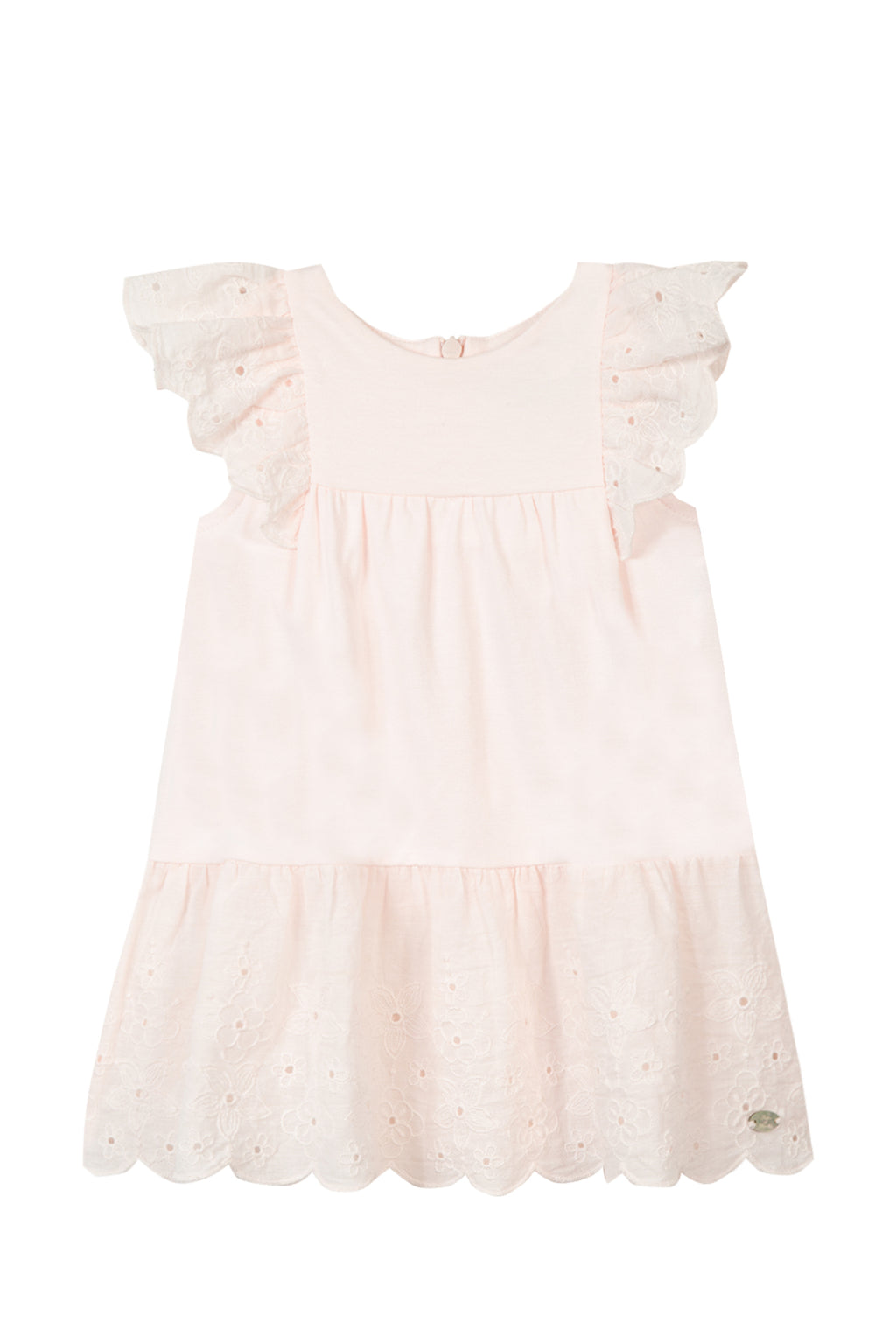 Dress - Pale pink Bi-material