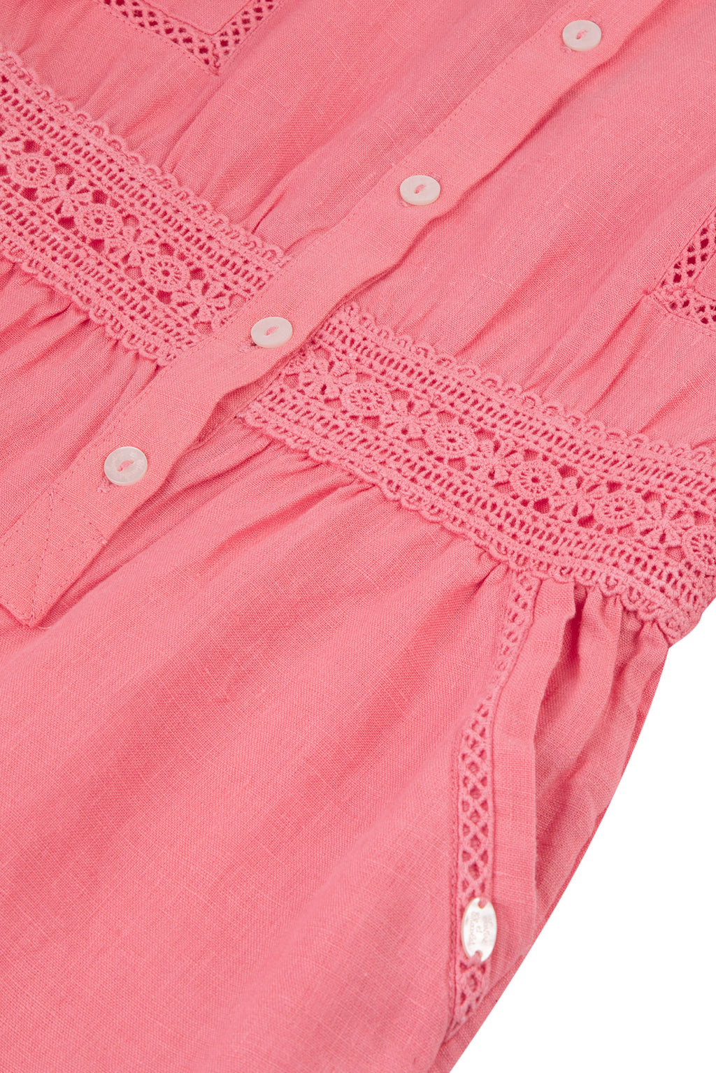 Jumpsuit - Pink Linen