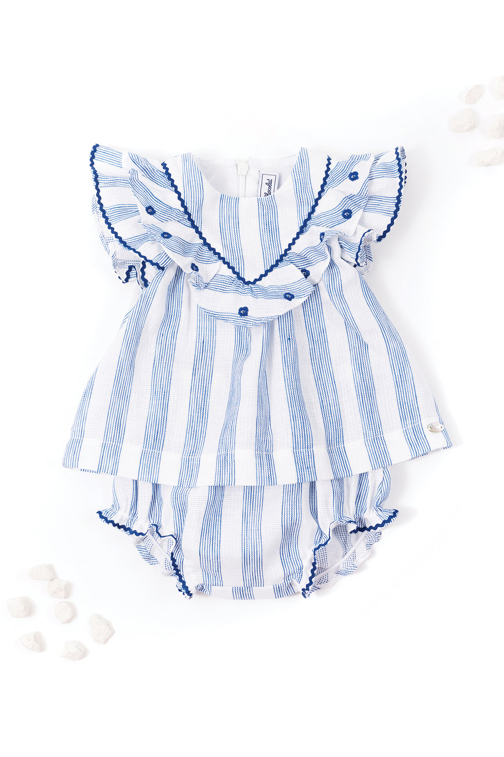 Outfit Short - Cotton blueberry