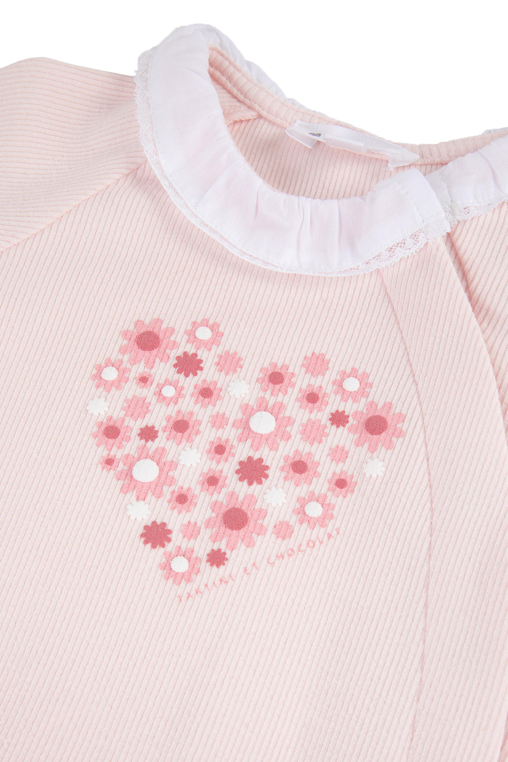 Pajamas - Pink cotton Ribbed