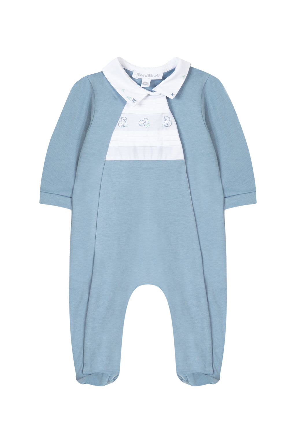 Pyjama's - Blauw katoenen wolk