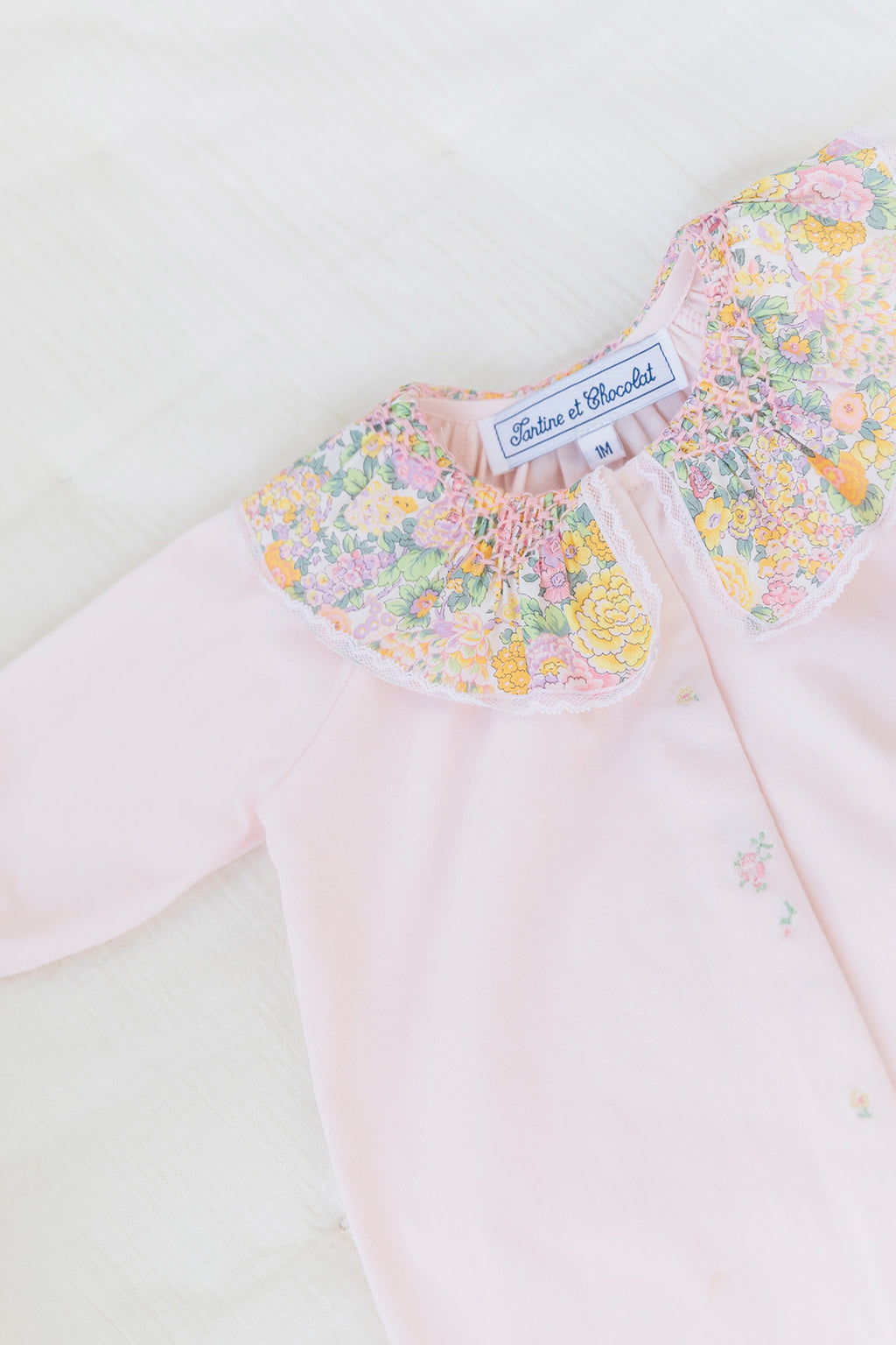 Pajamas - Pink fabric Liberty